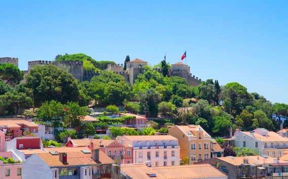 Lisbonne : Château de São Jorge E-Ticket et audioguide en option