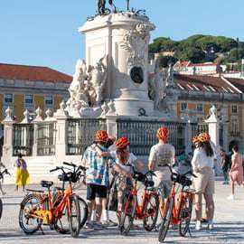 Lisbonne : visite guidée en vélo ou en vélo électrique avec points de vue
