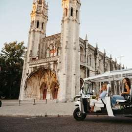 Lisbonne : Visite privée de la ville en Eco Tuk Tuk