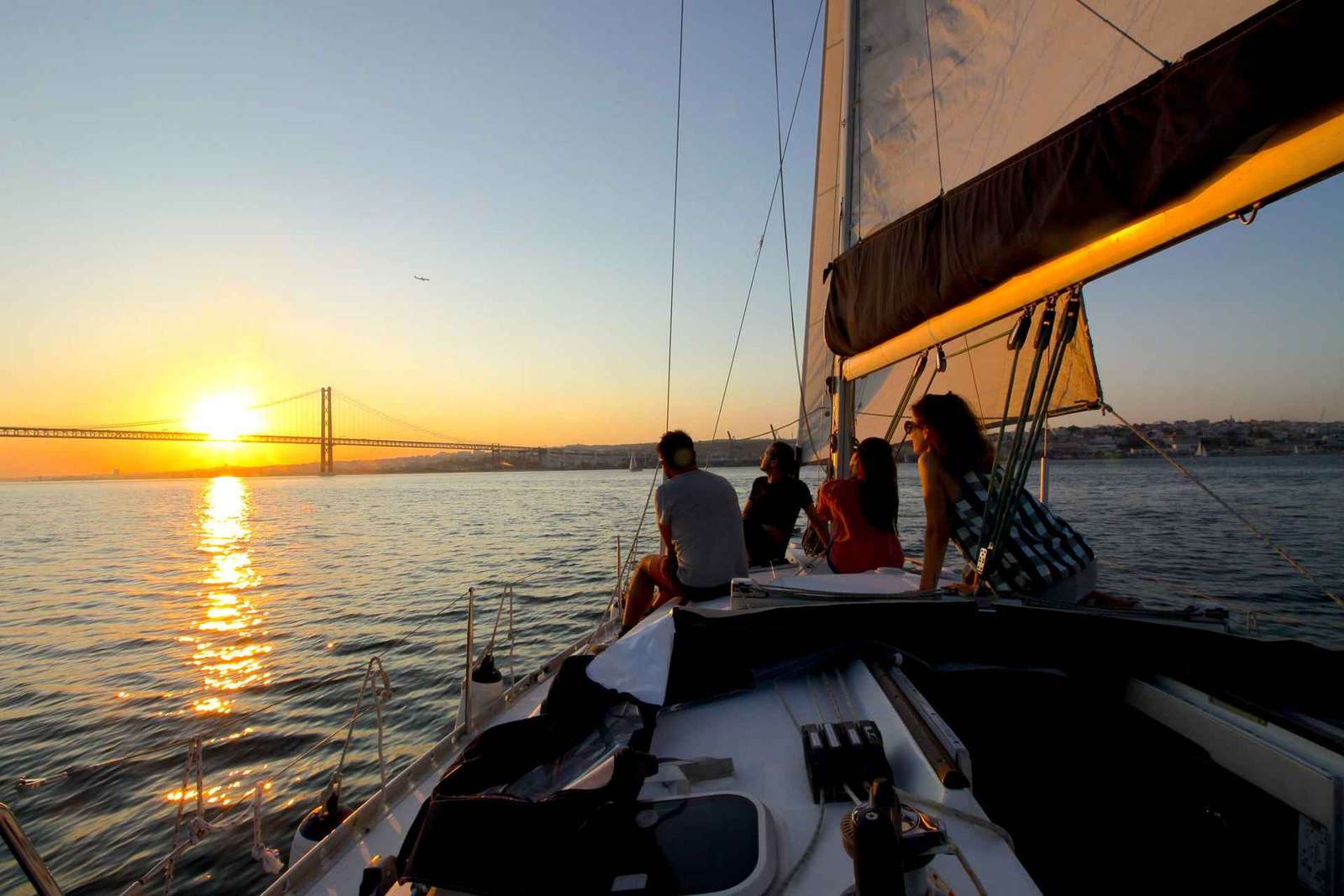 Go Sailing - Excursion en voilier à Lisbonne avec vin et collations