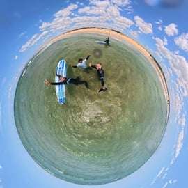 Lisbonne : Leçon de surf sur la plage de Costa de Caparica