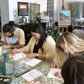 Lisbonne : Atelier de création de carreaux de faïence Azulejos