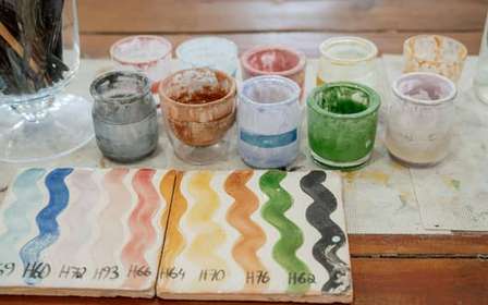 Lisbonne : Atelier de peinture de carreaux de faïence