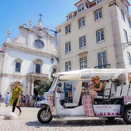 Visite touristique de Lisbonne en Tuk Tuk (3 heures)