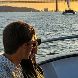 Lisbonne : croisière exclusive au coucher du soleil