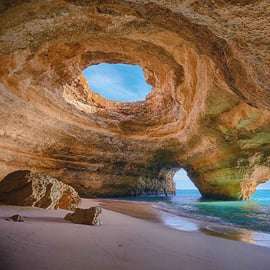 Au départ de Lisbonne : Algarve, grotte marine de Benagil et visite d'une jounée à Lagos