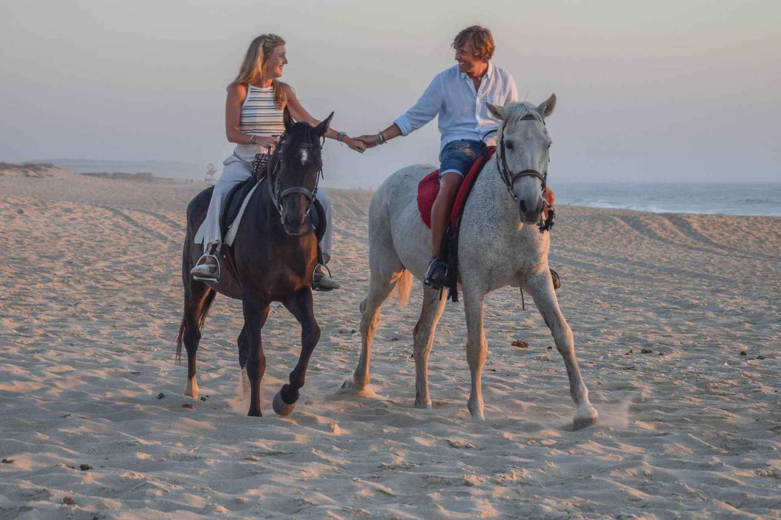 Depuis Lisbonne : Randonnée à cheval sur la plage de Comporta