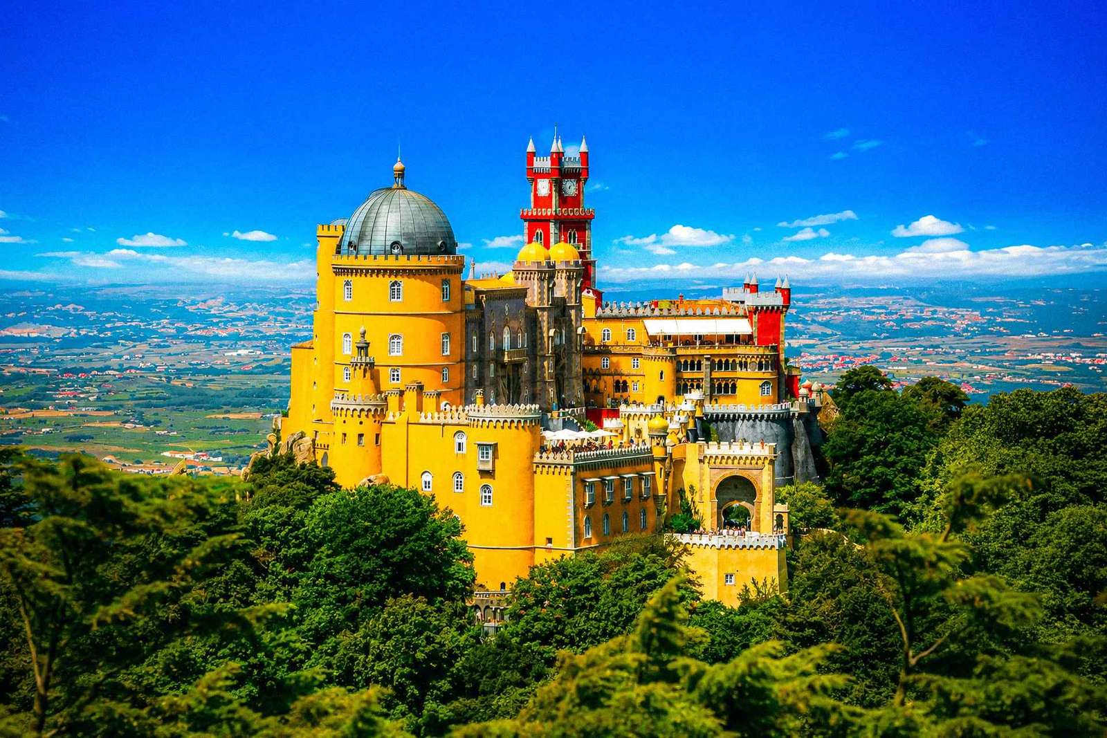 Excursion à Sintra, Pena, Regaleira, Boca do Inferno et Cascais