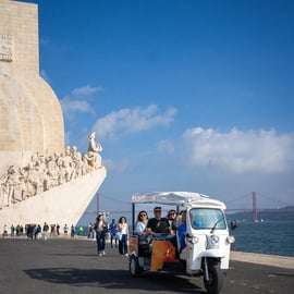 Lisbonne : demi-journée de visite guidée en tuk tuk