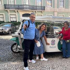 Lisbonne : Visite guidée privée en Tuk Tuk électrique