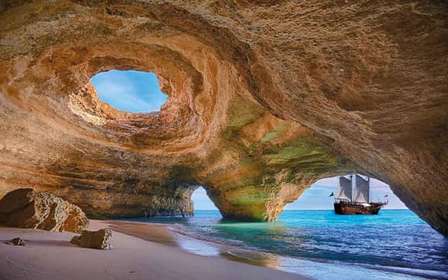 Au départ de Lisbonne : Algarve, grotte marine de Benagil et visite d'une jounée à Lagos
