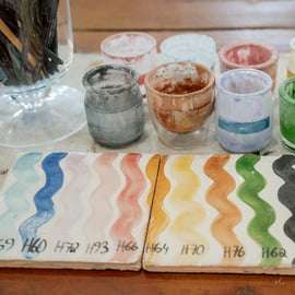 Lisbonne : Atelier de peinture de carreaux de faïence