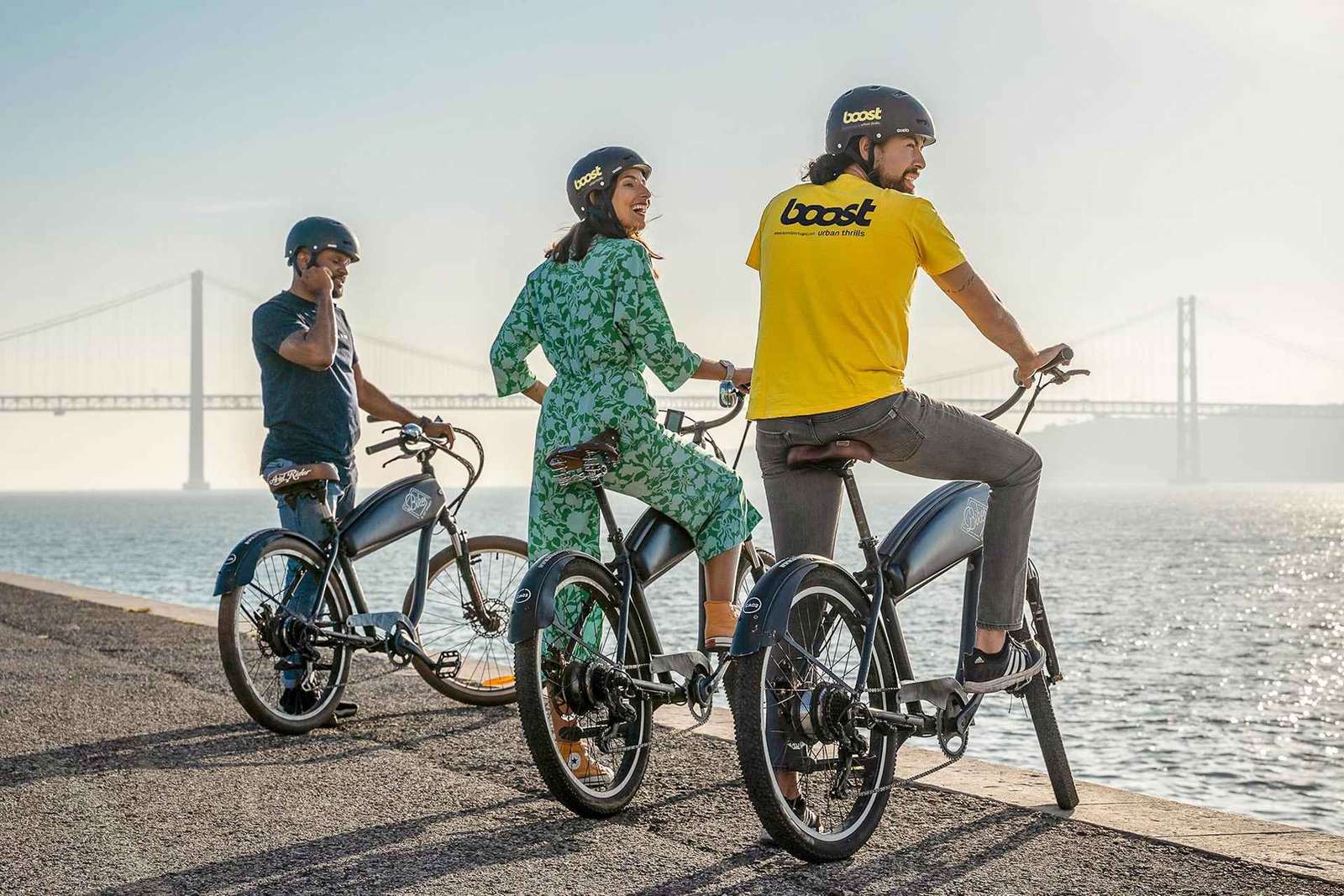 Lisbonne : Visite à vélo électrique le long de la rivière jusqu'à Belém