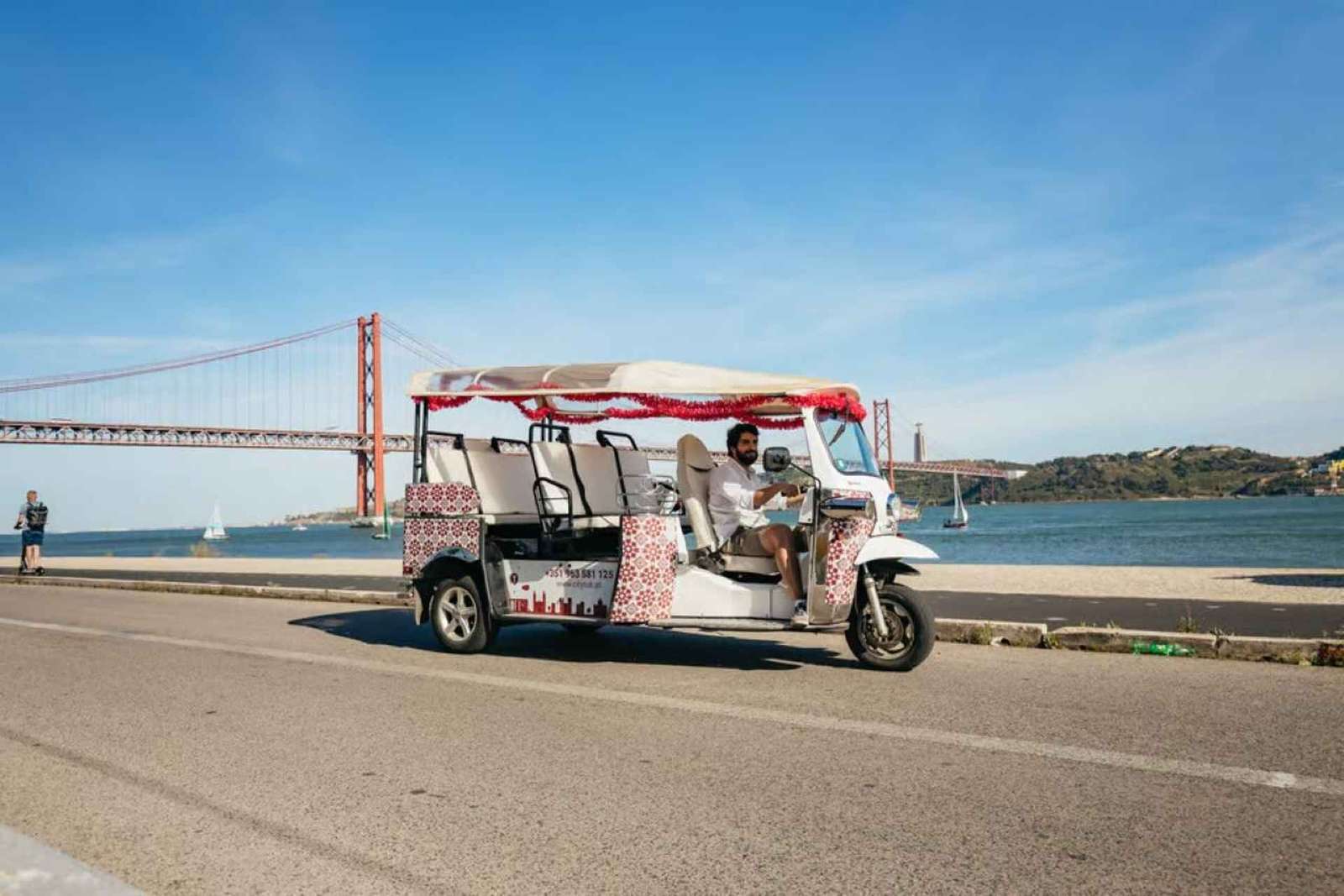 Visite touristique de Lisbonne en Tuk Tuk (3 heures)