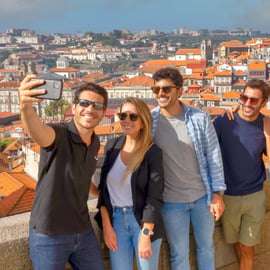 Depuis Lisbonne : Excursion à Porto, Óbidos et Nazaré