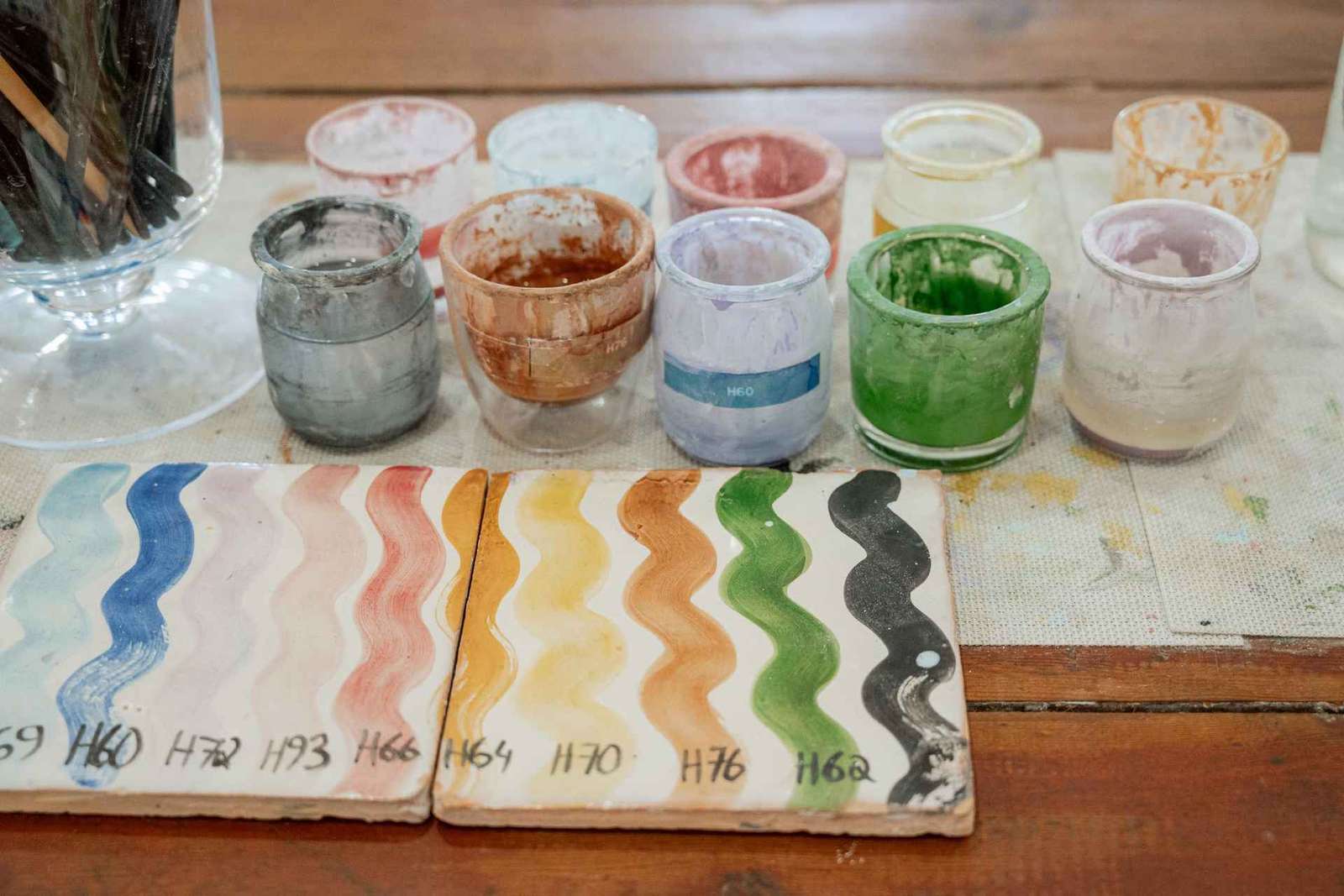 Lisbonne : Atelier de peinture de carreaux de faïence