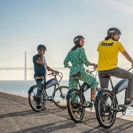 Lisbonne : Visite à vélo électrique le long de la rivière jusqu'à Belém