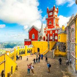Excursion à Sintra, Pena, Regaleira, Boca do Inferno et Cascais