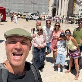 Visite du centre de Lisbonne. Petit groupe. Suivez le guide..