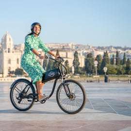 Lisbonne : Visite à vélo électrique le long de la rivière jusqu'à Belém