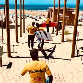 Leçon de surf exclusive à Caparica
