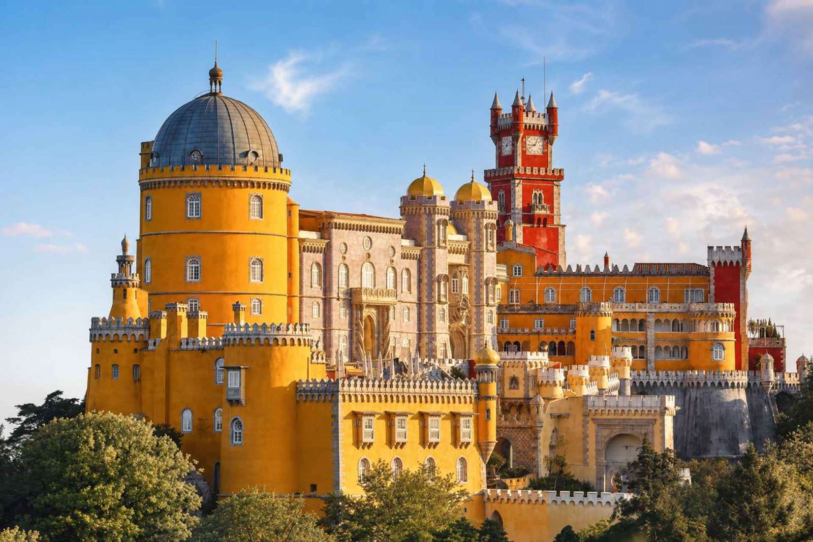 Lisbonne : Sintra, Pena, Regaleira et Cascais visite guidée d'une journée