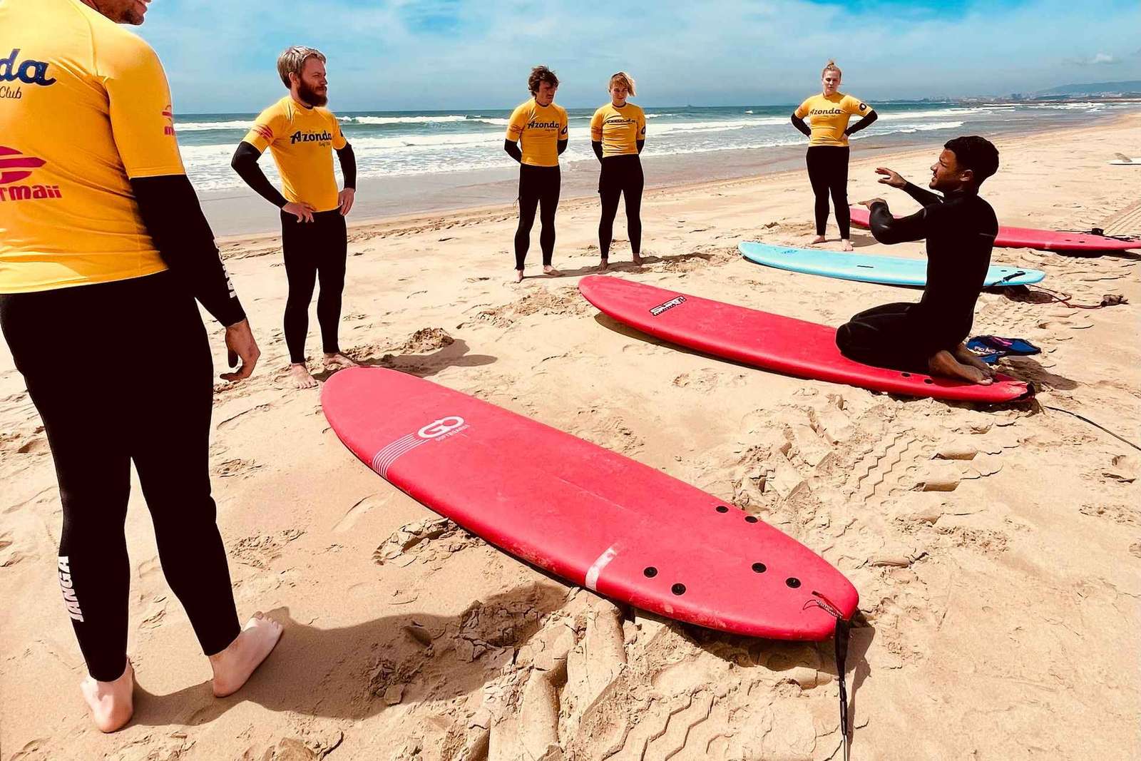 Leçon de surf exclusive à Caparica