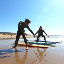 Expérience de surf à Lisbonne