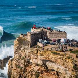 Depuis Lisbonne : Excursion à Porto, Óbidos et Nazaré