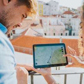 Lisbonne : visite guidée par GPS des épinards en voiture électrique