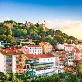 Lisbonne : Château de Sao Jorge : billet coupe-file avec guide