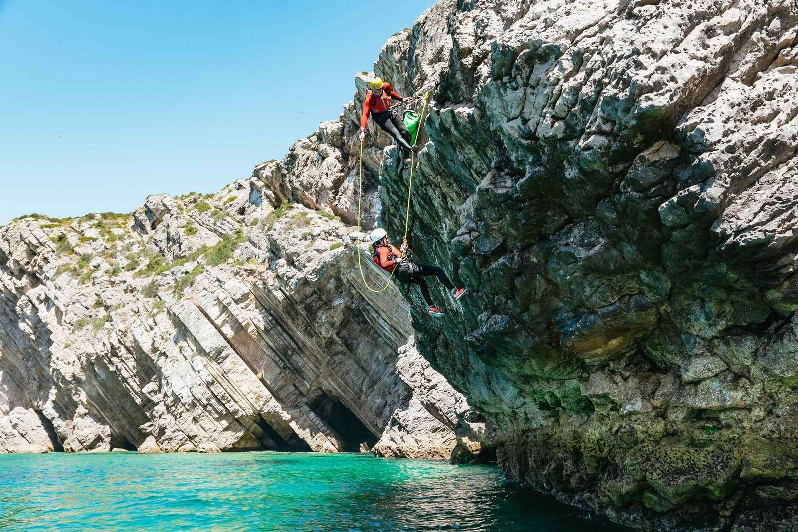 Lisbonne : Aventure de coasteering dans le parc naturel de Sesimbra/Arrábida
