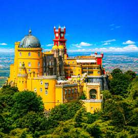Excursion à Sintra, Pena, Regaleira, Boca do Inferno et Cascais
